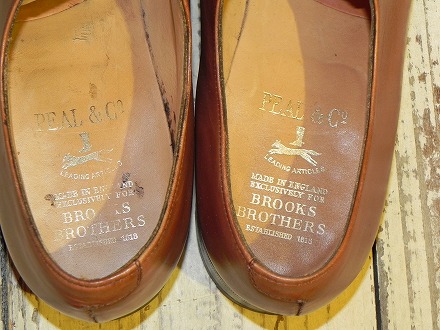 PEAL & Co. BROOKS BROTHERS PLAIN-TOE 10 | panagorias 古着屋ブログ通販