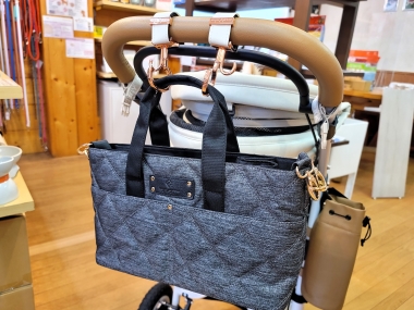 ベビー・キッズ・ママ小物 LUXURIOUS 3WAYバギーバッグ e x p japon イー・エクス・ピー・ジャポン Exprenade エクスプレナード ブラック e-3bgb01 フリー