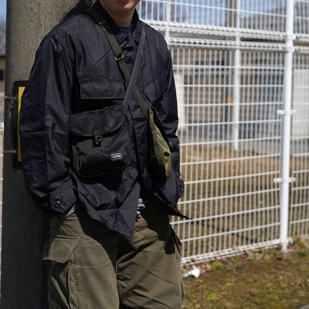 PORTER ブラックナイロンバッグ 61C1KdvlUuL.jpg