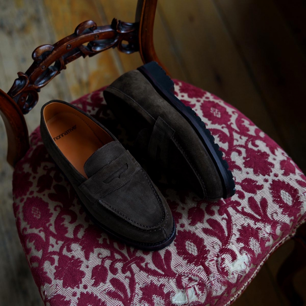 nonnative スエード ローファー ブラウン 8 nonnative スエード ローファー ブラウン 8 【公式通販】