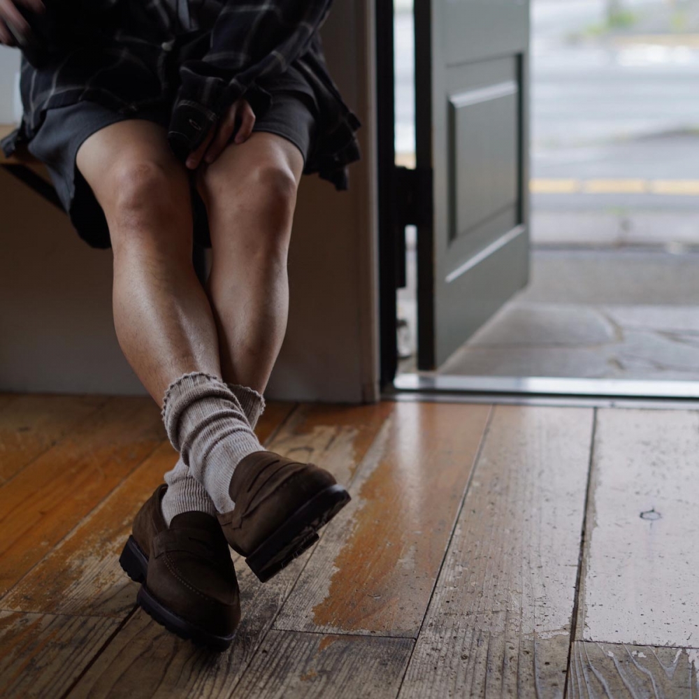 nonnative スエード ローファー ブラウン 8 【公式通販】