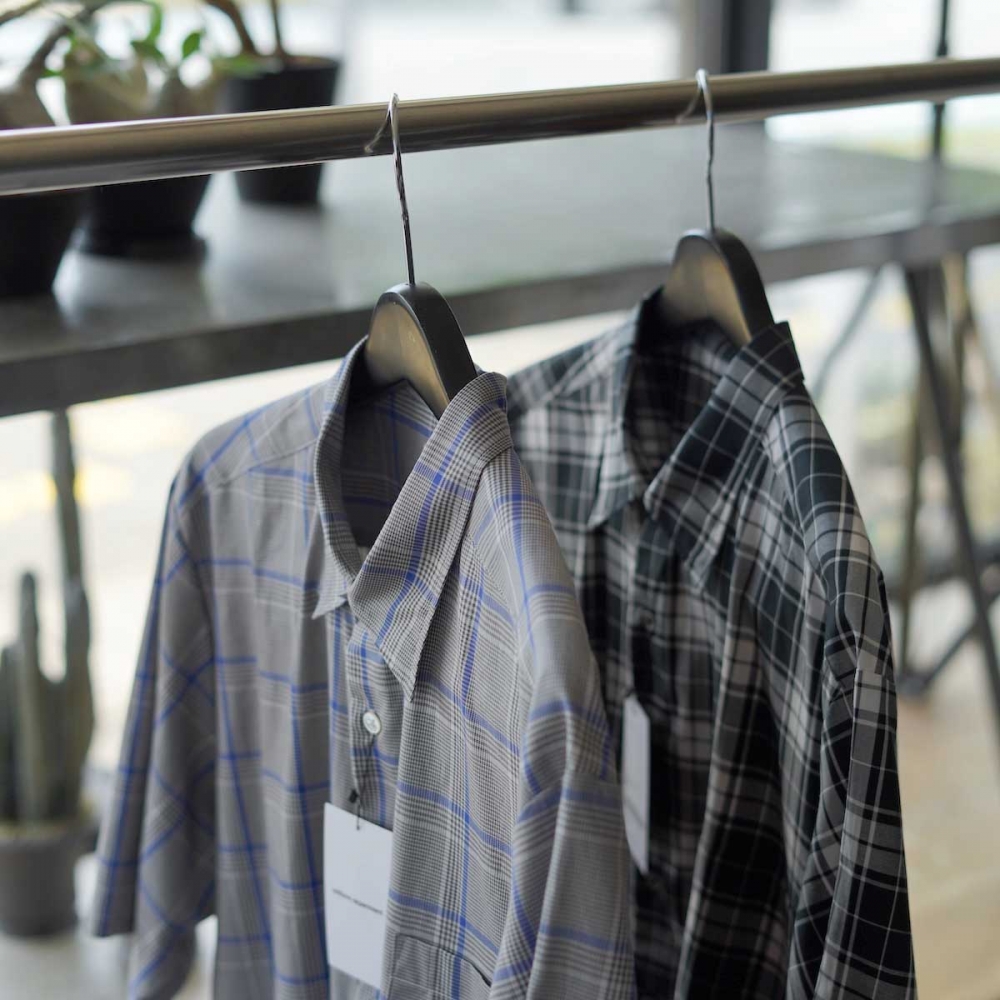 uniform experiment らしい半袖チェックシャツ。 | 1989 Men's Blog