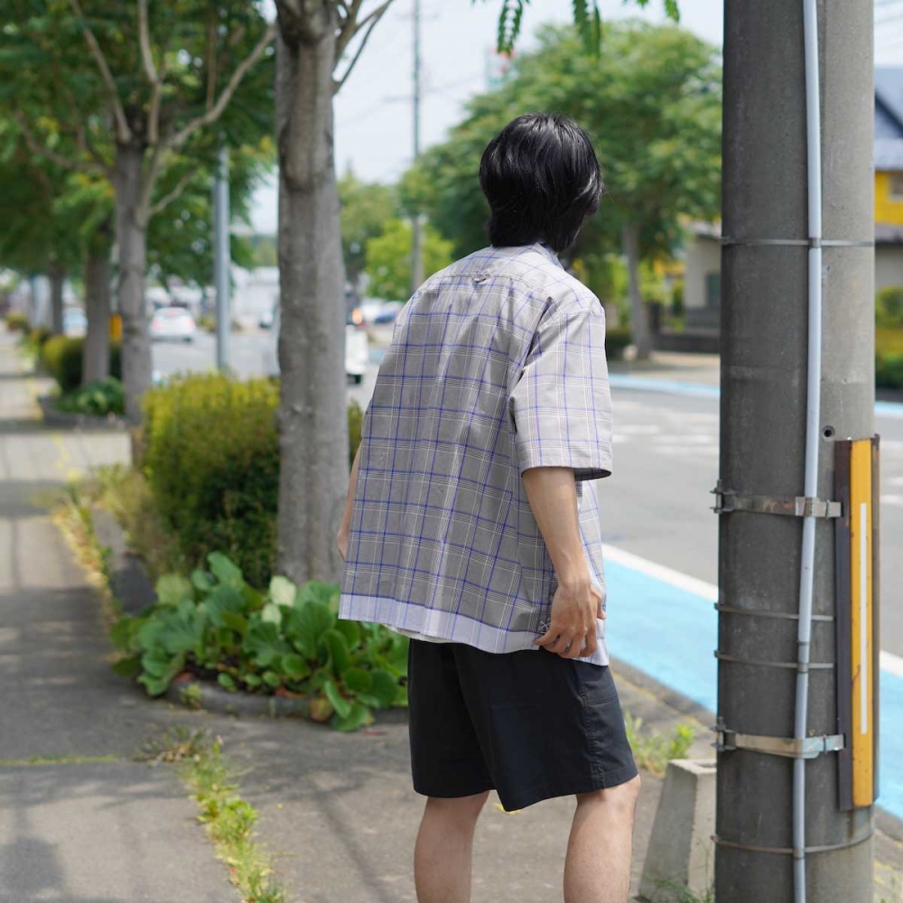 uniform experiment らしい半袖チェックシャツ。 | 1989 Men's Blog