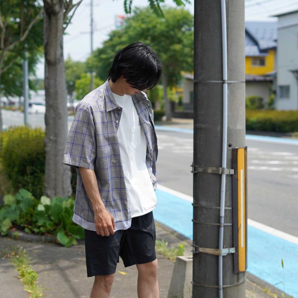 uniform experiment らしい半袖チェックシャツ。 | 1989 Men