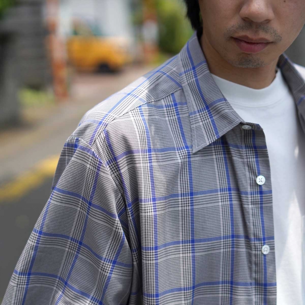 uniform experiment らしい半袖チェックシャツ。 | 1989 Men's Blog