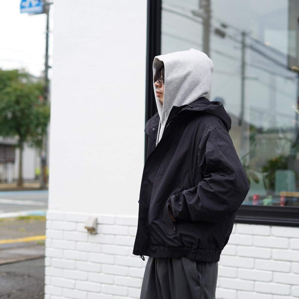 DAIWA PIER39 ブラック マウンテンパーカー 取り外しフード DAIWA PIER39 (ダイワピア39) W's TECH TACTICAL MOUNTAIN PARKA