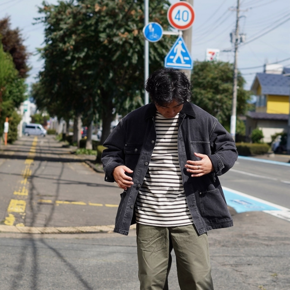 風合い豊かなブラックデニム。orSlow のカバーオール | 1989 Men's Blog 風合い豊かなブラックデニム。orSlow のカバーオール | 1989 Men's Blog