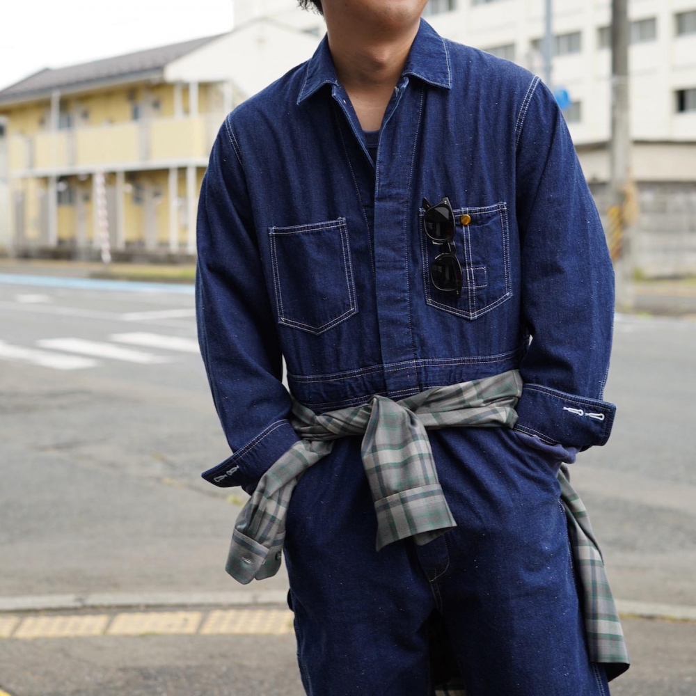 25SS Unlikely デニムカバーオール collar less coverall - caqu official