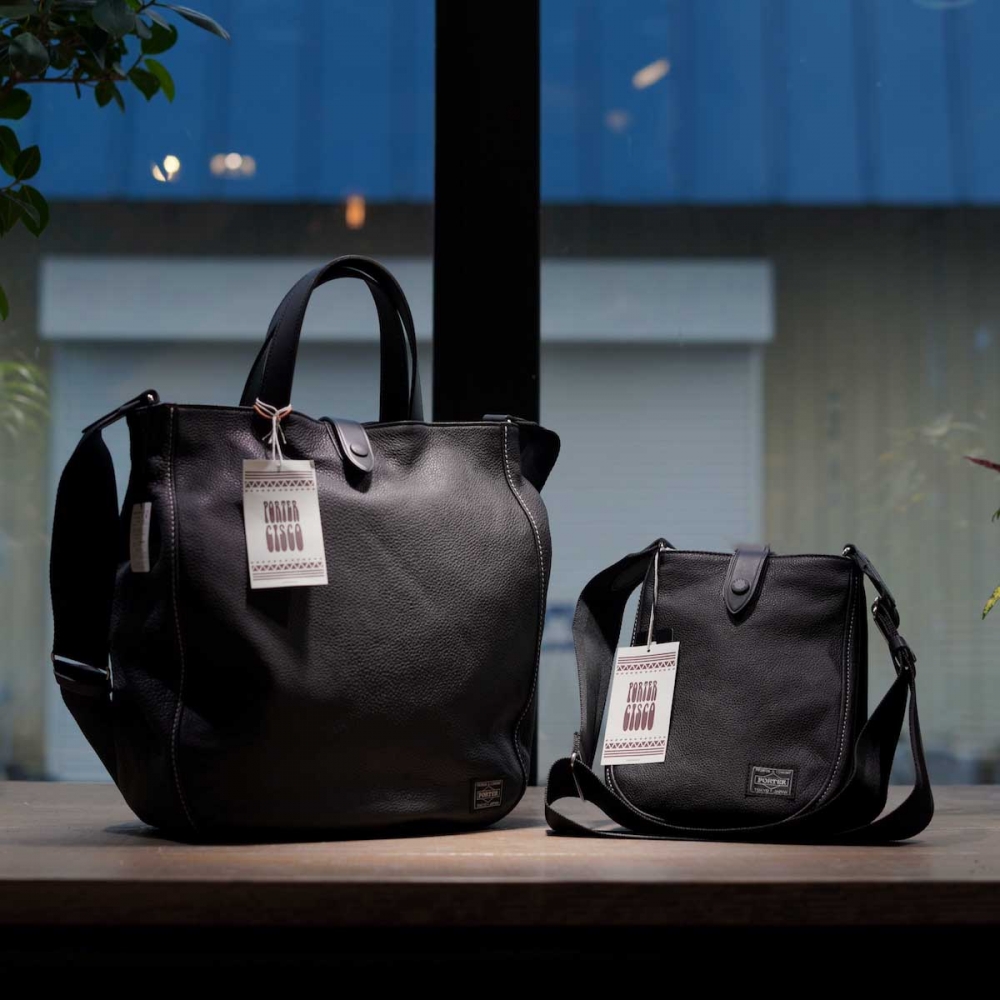 レザー本来の質感を楽しむ。 / PORTER CISCO | 1989 Men's Blog