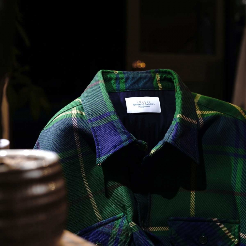 チェックシャツにも個性を。 / UNUSED | 1989 Men's Blog