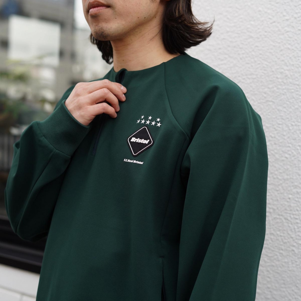 Bristol ダークグリーン ハーフジップジャージ L F.C.Real Bristol 春のスポーツシーンに待望のPDKシリーズ | 1989