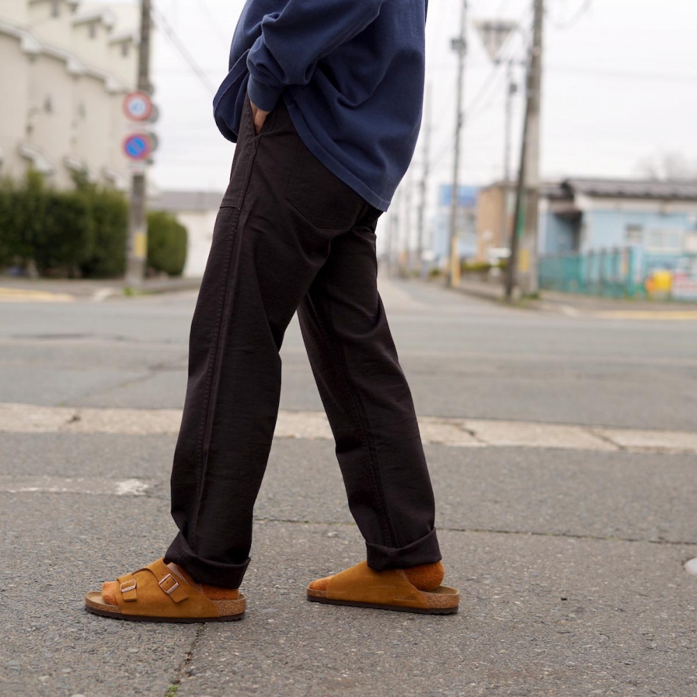 太か細か、どっちを選ぶか・・・。orSlowのファティーグパンツ