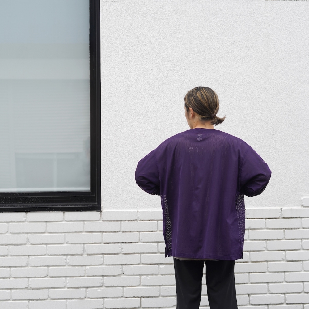 夏のレイヤードに涼し気なメッシュカーディガン。South2 West8 | 1989