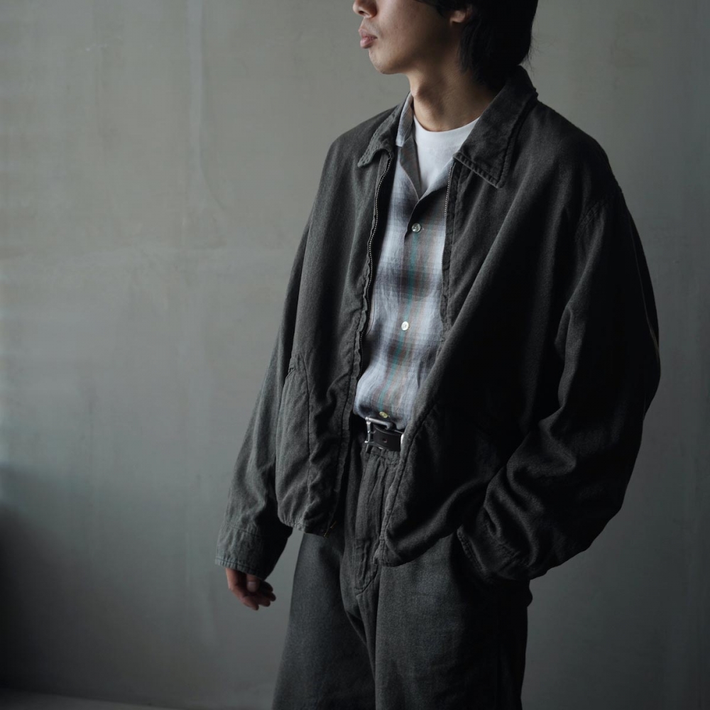 ジャケット・アウター A.PRESSE Vintage Black Chambray Sports 4 A.PRESSE 2025 Style2 