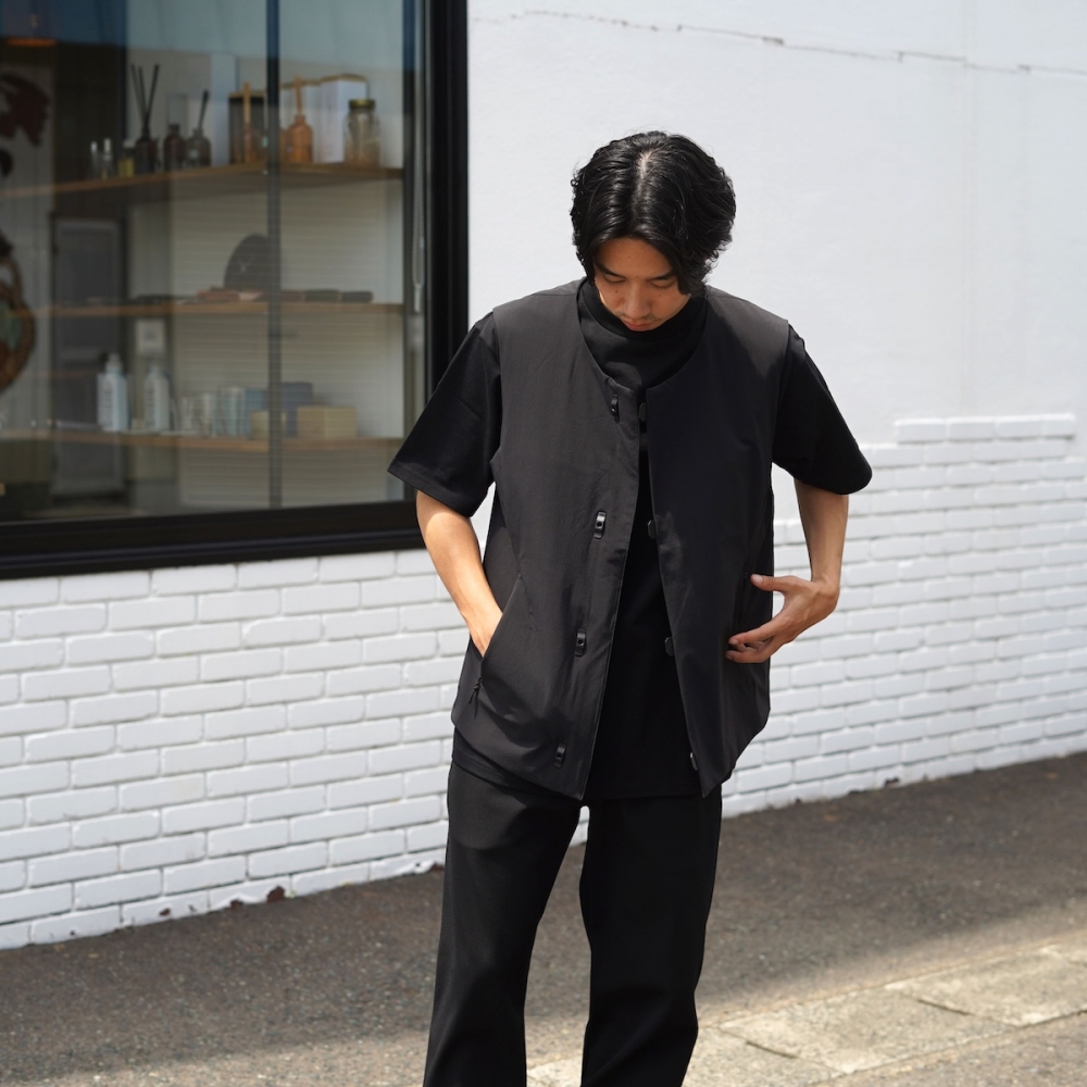 トップス SOPHNET. EX. FLEXCURTION PADDED VEST THROOM | SOPHNET. Ex. Flexcurtion Padded Vest - Black