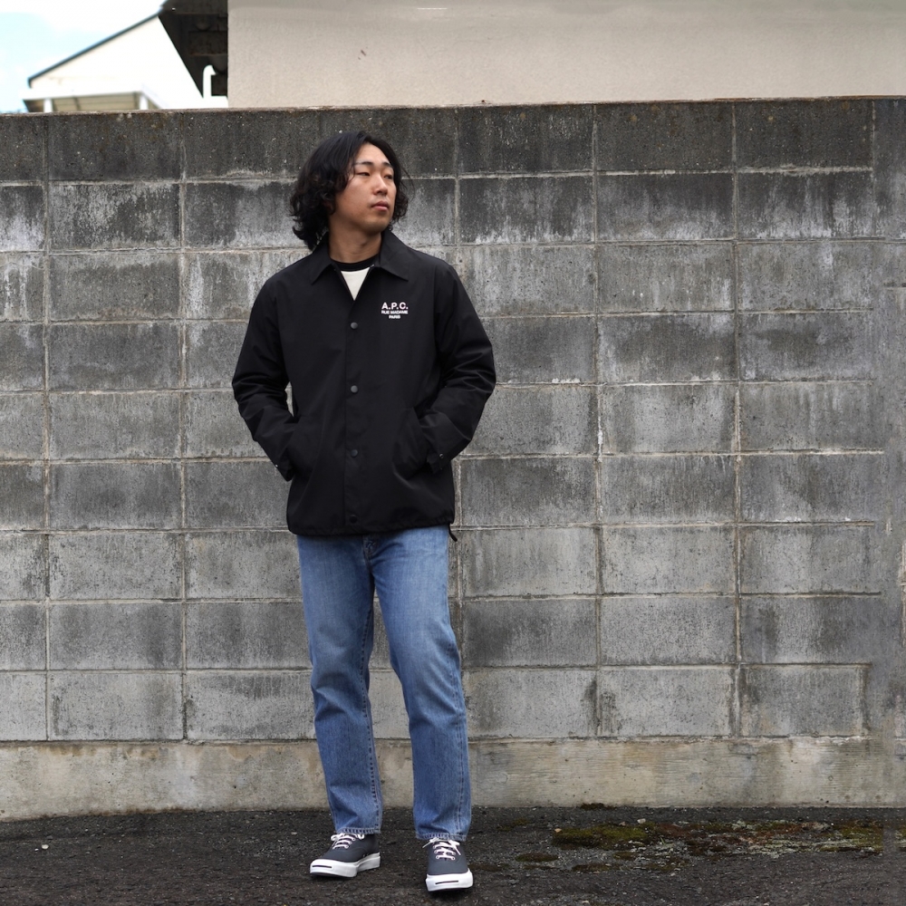 コーチジャケットも大人な雰囲気に。/ A.P.C. | 1989 Men's Blog