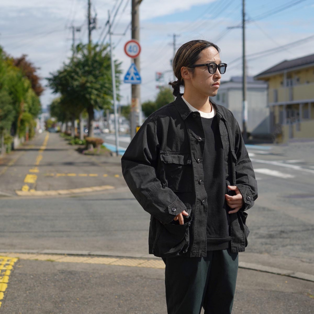 ブラックをストーンウォッシュ。良い眺めのBDU Jacket | 1989 Men's Blog