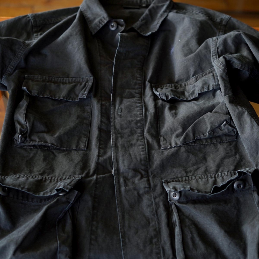 ブラックをストーンウォッシュ。良い眺めのBDU Jacket | 1989 Men's Blog