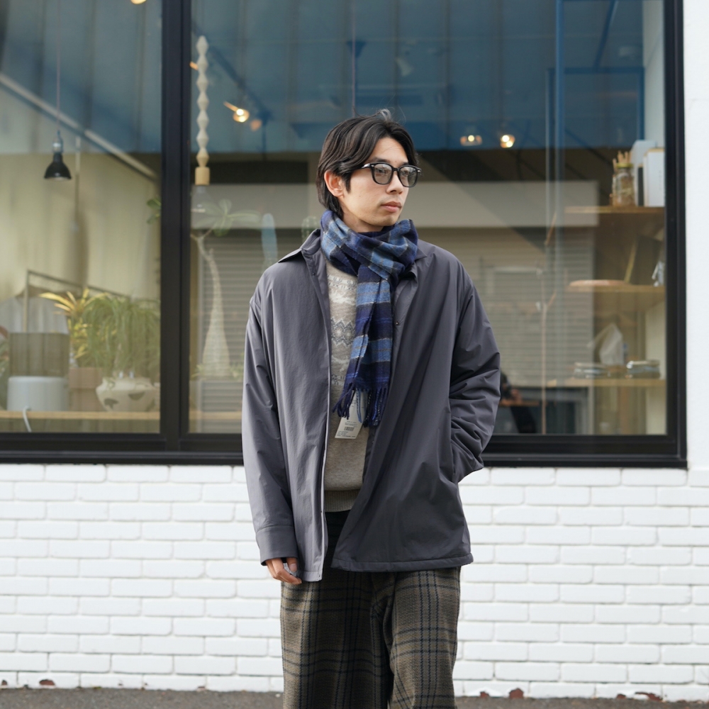 中綿入りで、シャツなのに冬も暖かい。 / N.HOOLYWOOD | 1989 Men's Blog