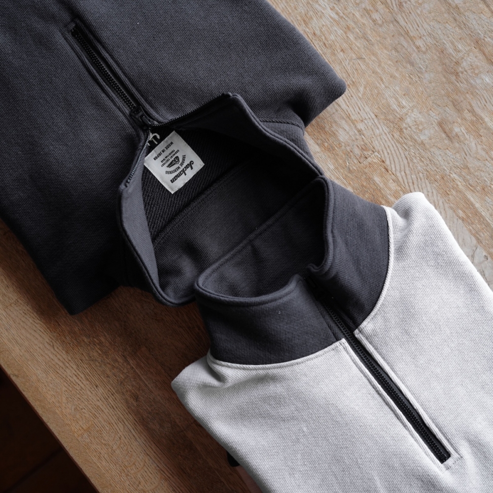 GGスウェットのNEWモデル。Jackman / GG Sweat Half Zip | 1989 Men's Blog