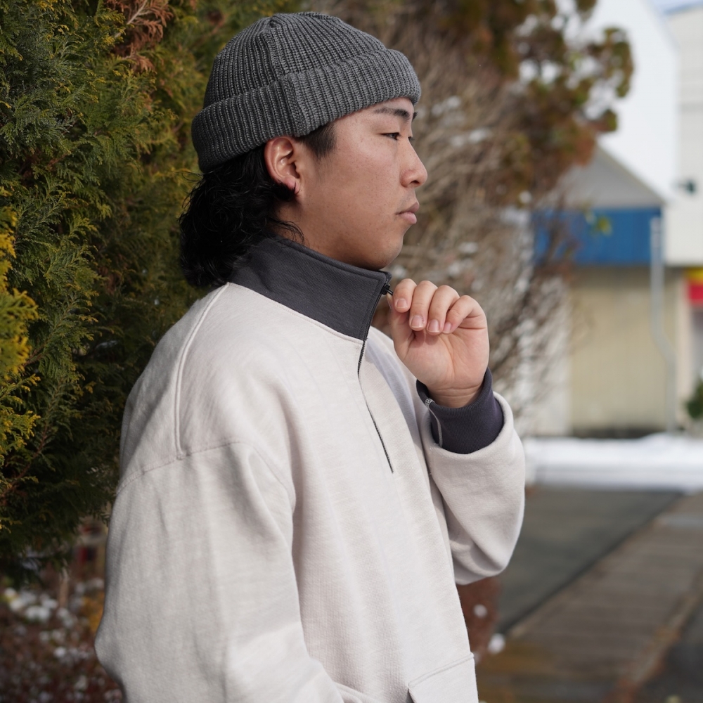 GGスウェットのNEWモデル。Jackman / GG Sweat Half Zip | 1989 Men's Blog