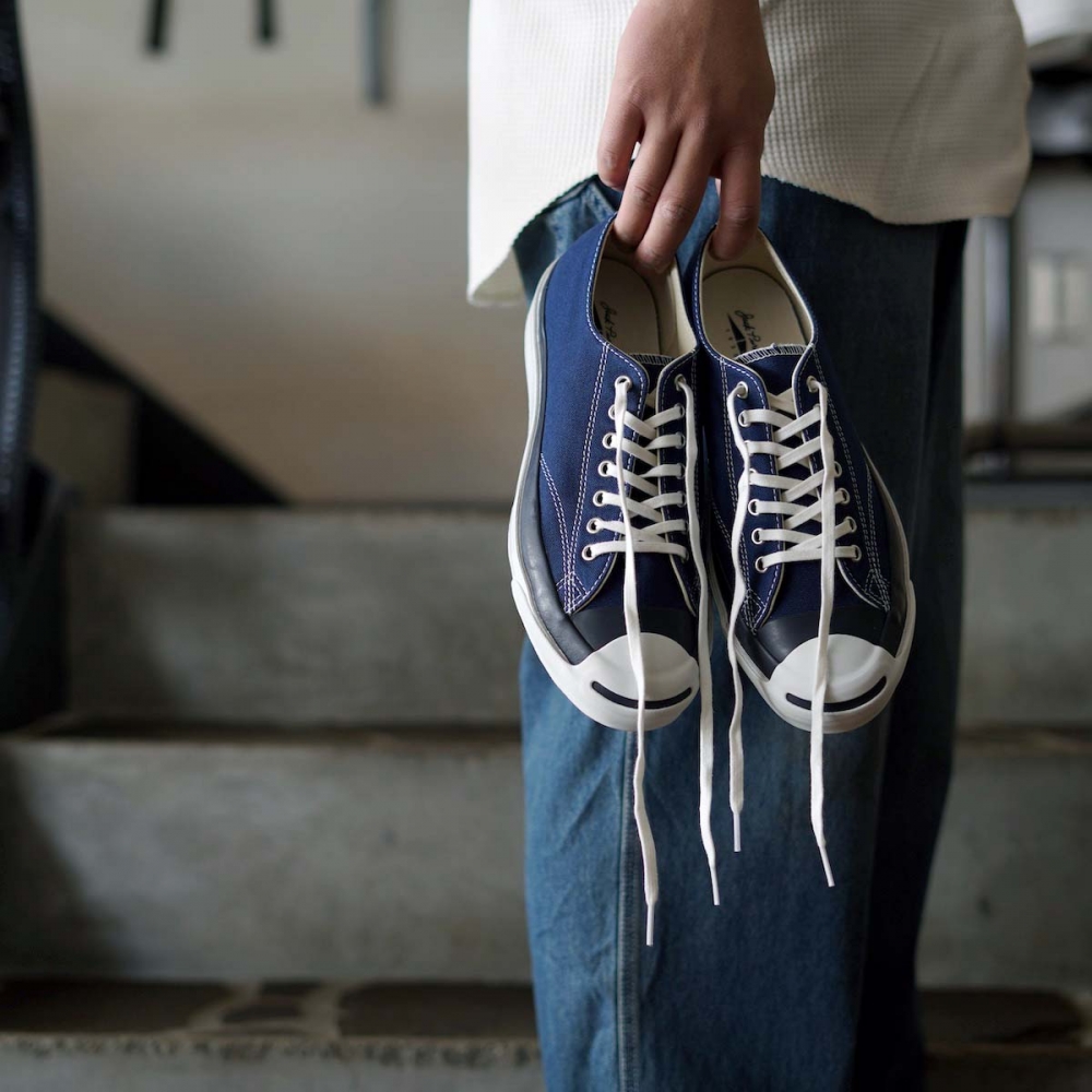 Jack Purcell ネイビー スニーカー1935 24センチ CONVERSE (コンバース) JACK PURCELL 1935 / ジャックパーセル 1935