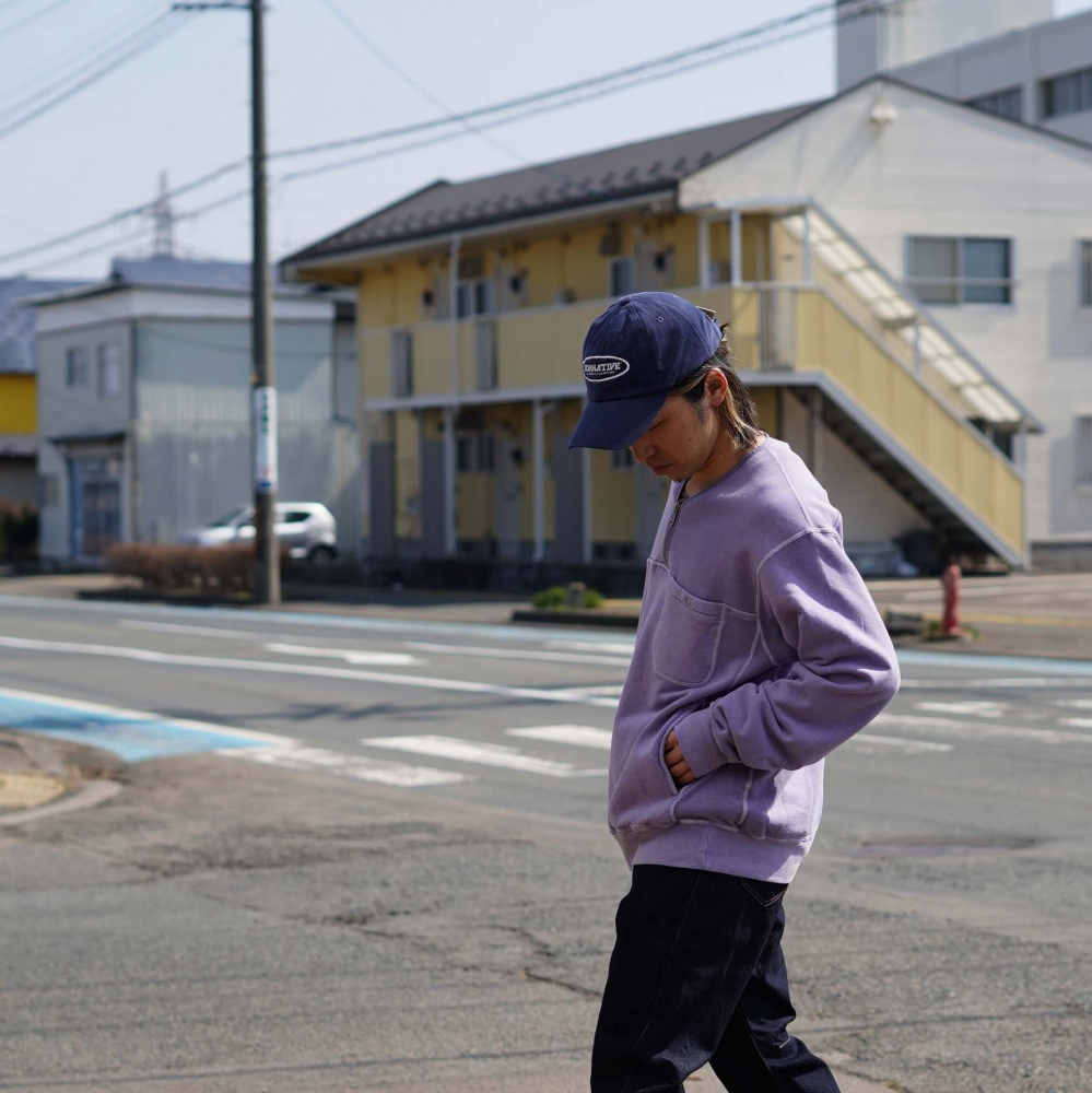 nonnativeの春色を楽しむハーフジップスウェット nonnativeの春色を楽しむハーフジップスウェット