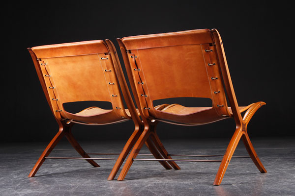 Peter Hvidt ＆ Orla Molgaard / X-チェア2脚セット / Fritz Hansen