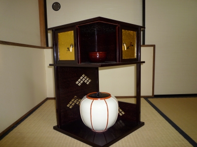 通販販売【茶道具】 徒然棚 *淡々斎好写* 裏千家*[tan10040]茶道