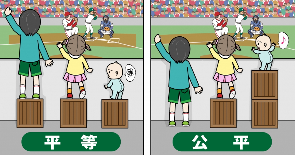 平等と公平の違いが難しい件(・o・) | ハンドメイド作家さんのお店 chicoowa（ちくわ）