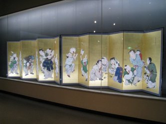 厩喜三太(源義経の臣）菊池容齋石板画