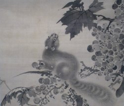 厩喜三太(源義経の臣）菊池容齋石板画
