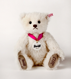 Steiff - 【激レア】テディベア ぬいぐるみ Steiff（シュタイフ） クリーム 宝箱 Steiff シュタイフ テディベア クノップ テディベア 25cm steiff