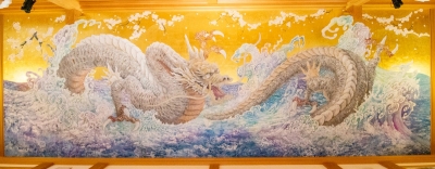 妙正寺天井画「白龍神桜波図」限定公開 | 青い日記帳
