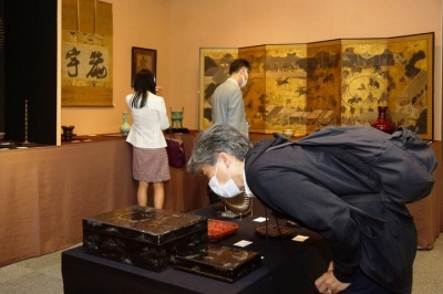 掛軸月夜山水橋本雅邦限定250部 和 床の間 インテリア 飾り