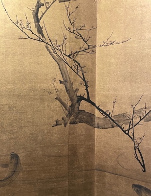新発見された若冲・応挙「竹鶏・梅鯉図屏風」について。 | 青い日記帳