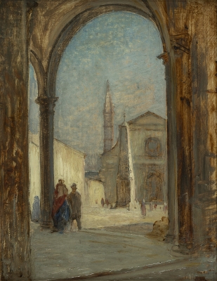 オットー・リッター・フォン・トーレン イタリアの風景 油彩1828年～1889年 フォンタネージーイタリアの光・心の風景」日本初の大回顧展 京都
