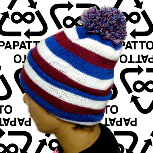 PAPATTO border knit cap 08AW-PPT03