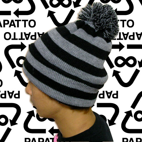 PAPATTO border knit cap 08AW-PPT03