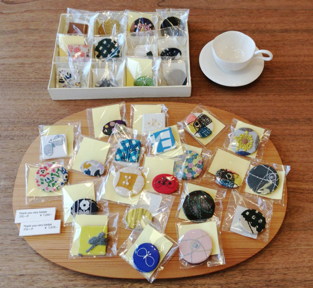 ミナペルホネンpiece,「Thankyou very badge」を入荷しました