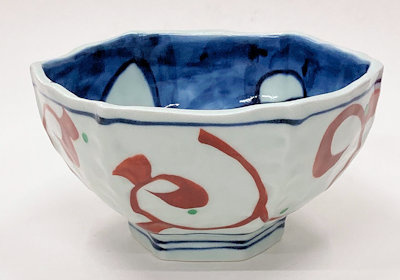 赤絵うさぎ 六角鉢 - 20250907_2995048.jpg