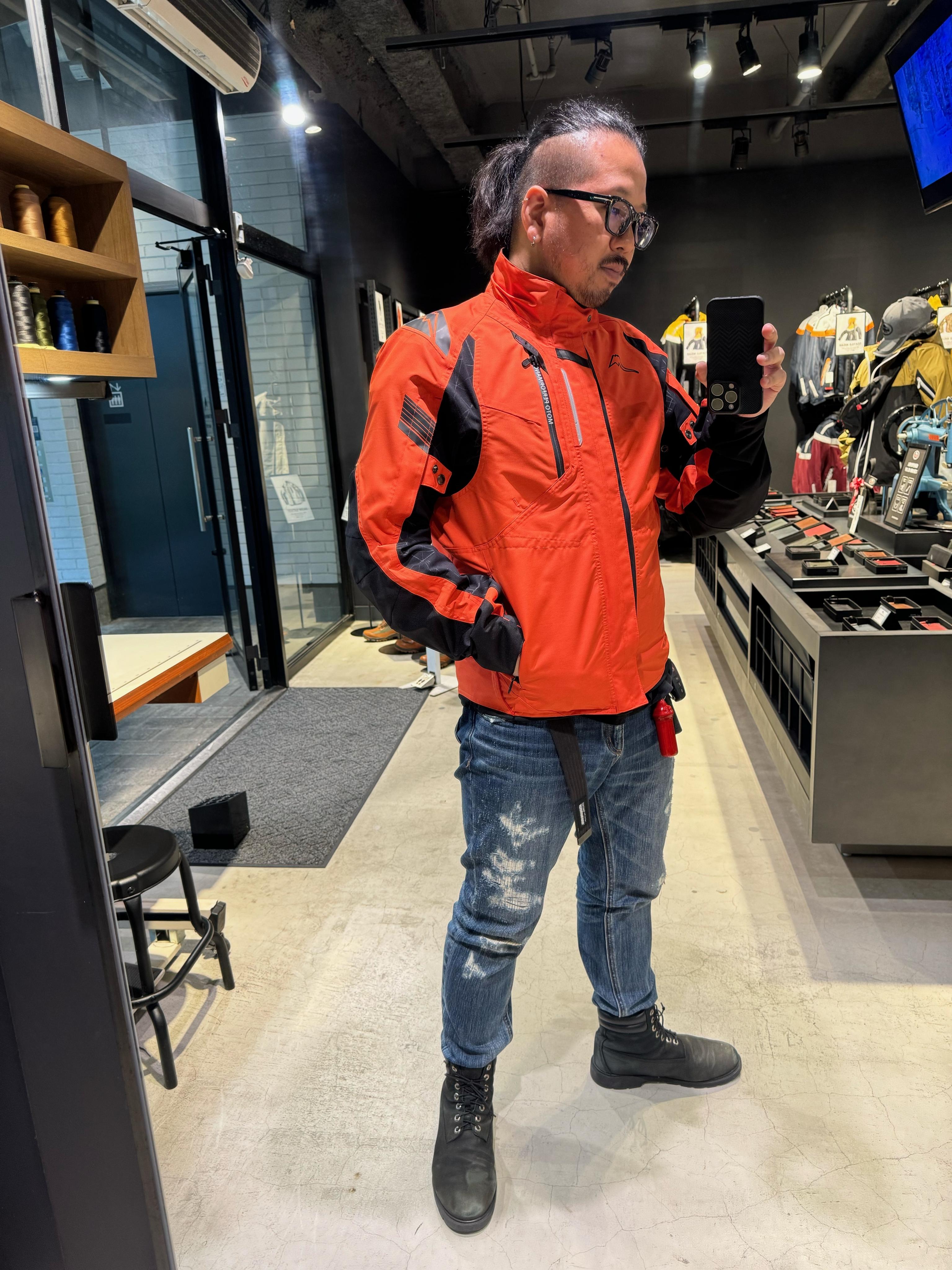 関東甲信越にも梅雨来たる!!K-2416アクアジャケットを着てみ 関東甲信越にも梅雨来たる!!K-2416アクアジャケットを着てみ