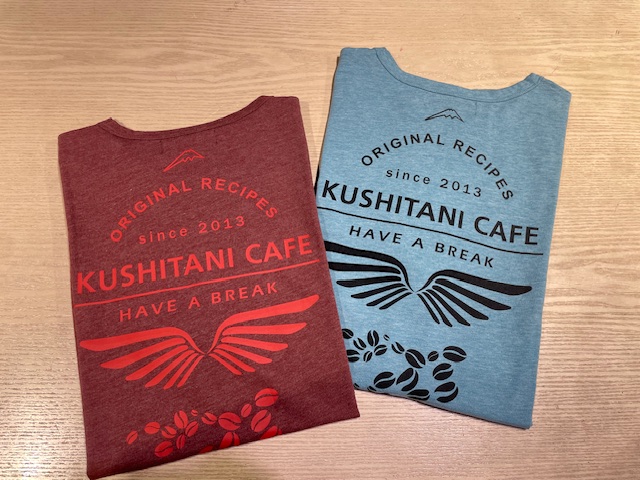 クシタニ　カフェ　Tシャツ 新作!CAFE ロゴTシャツ入荷いたしました！：KUSHITANI横浜店