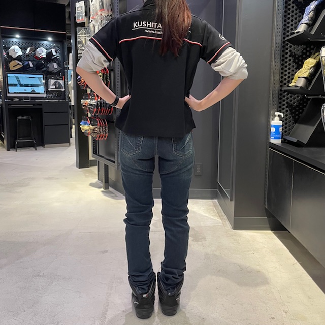 【クシタニ】エクスパンド コーデュラ デニム パンツ 膝用パッド付き S 入荷速報】K(KL)-1366U エクスパンドコーデュラデニム ユーズド