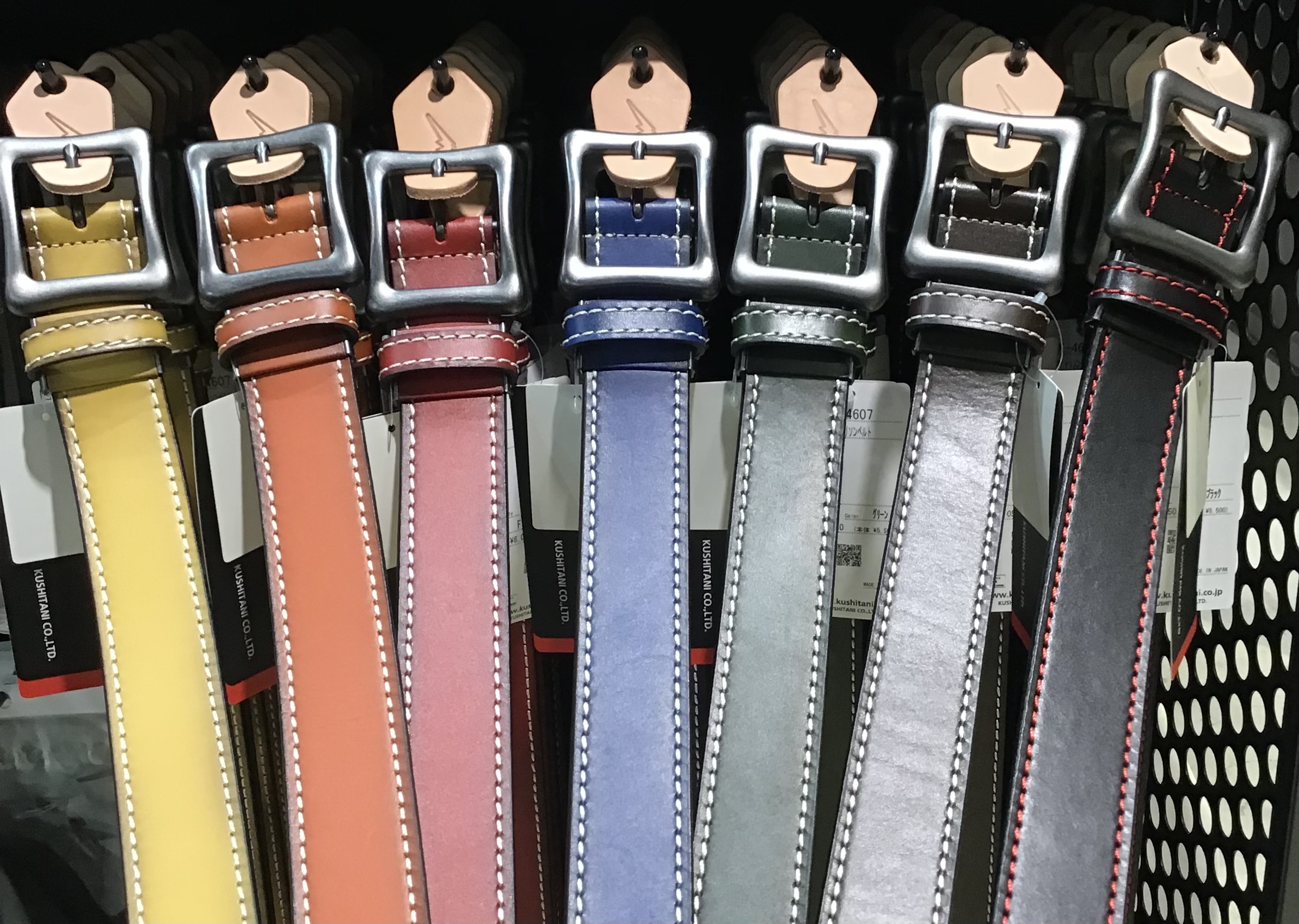 K-4607ギャリソンベルトが再入荷いたしました：KUSHITANI横浜店