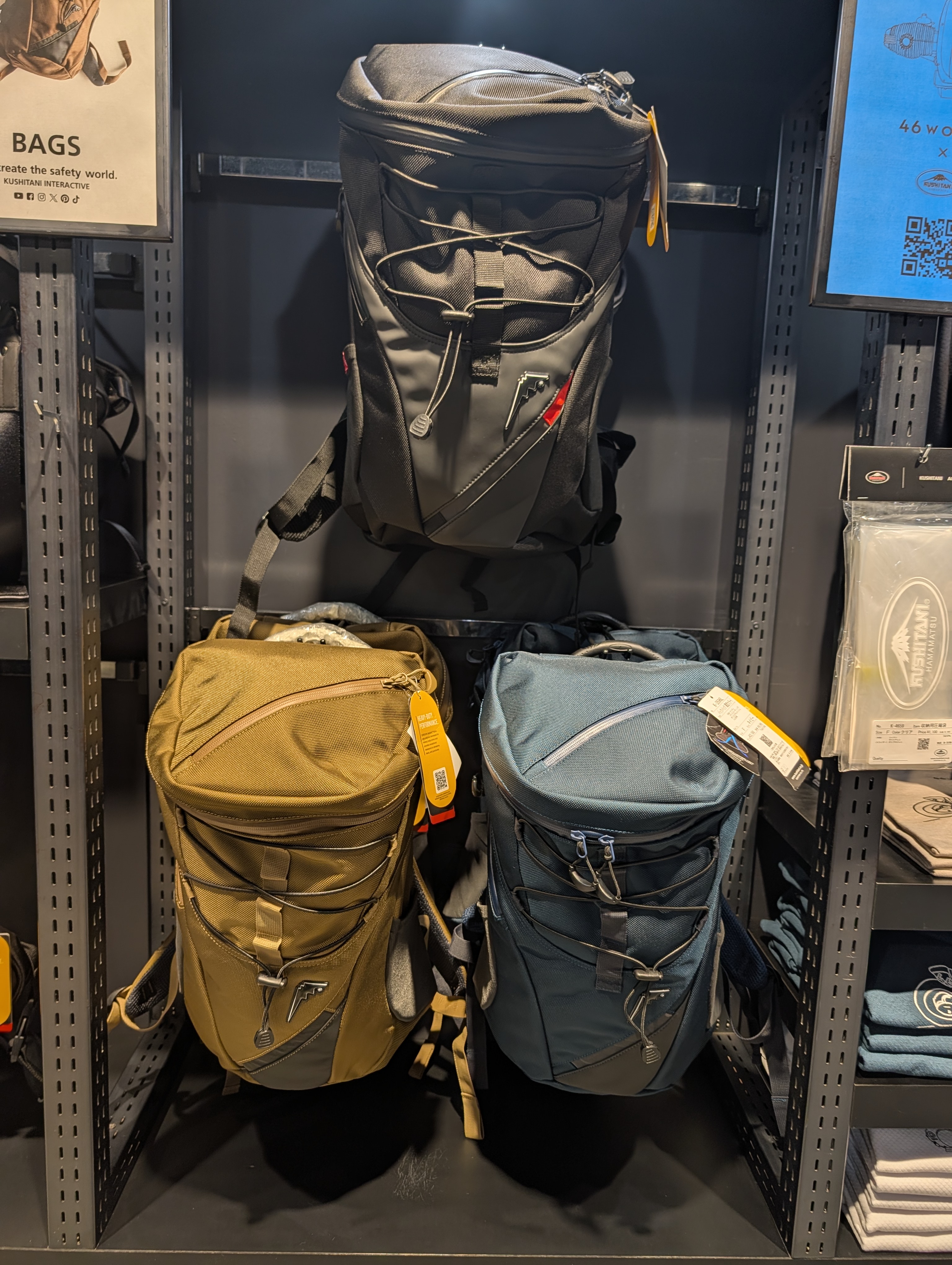 K-3596＞バックパックのご紹介！：KUSHITANI 横浜店 | KUSHITANI