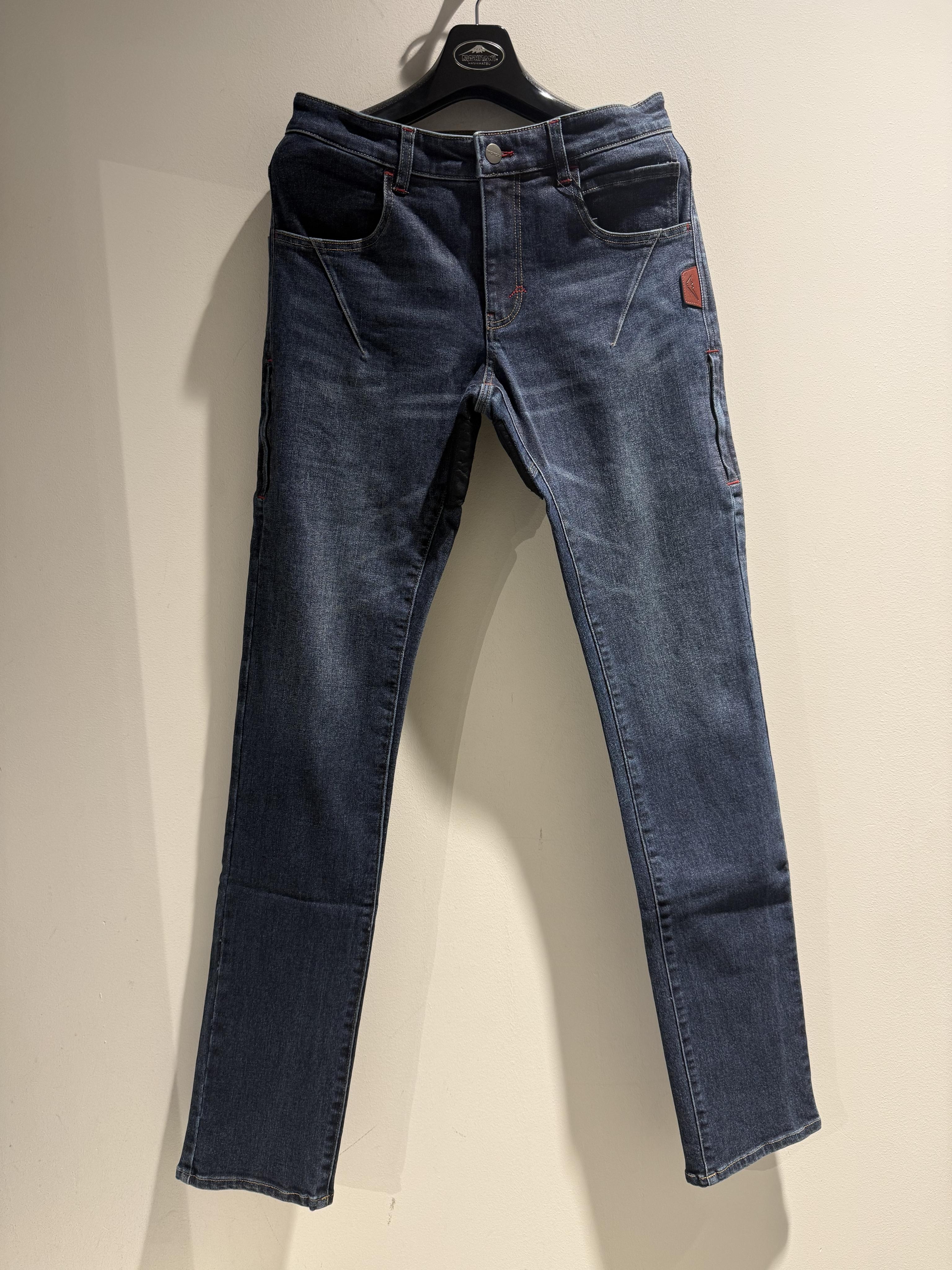K-1394(ブルー/ブラック/U)ストレッチコーデュラーデニムが入荷いたし 