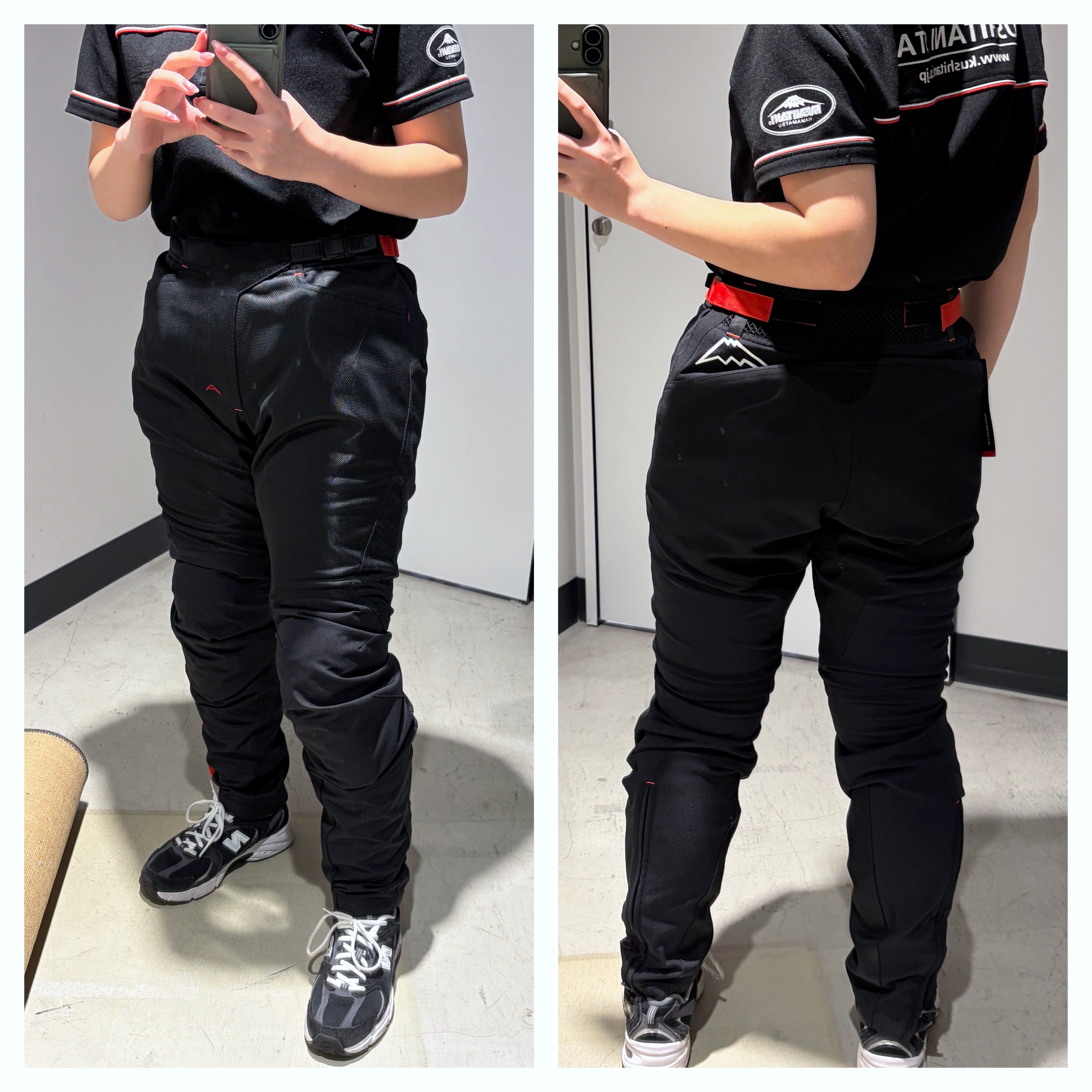 在庫状況】K-2464 テーパードメッシュパンツ わずかですがございます