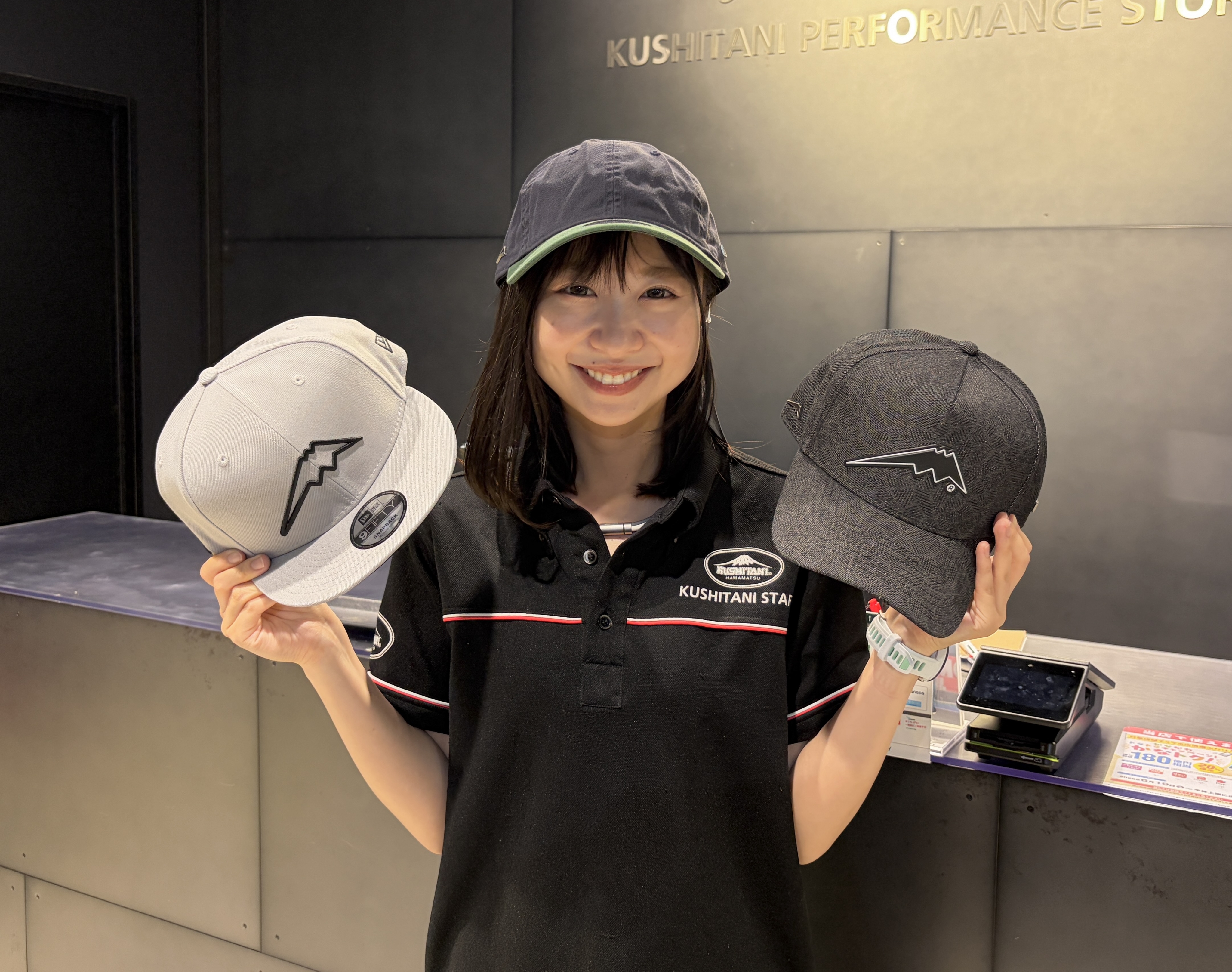 ﾊﾟﾌｫｰﾏﾝｽｽﾄｱ限定】NEWERA×KUSHITANI キャップ各種入荷！：KUSHITANI