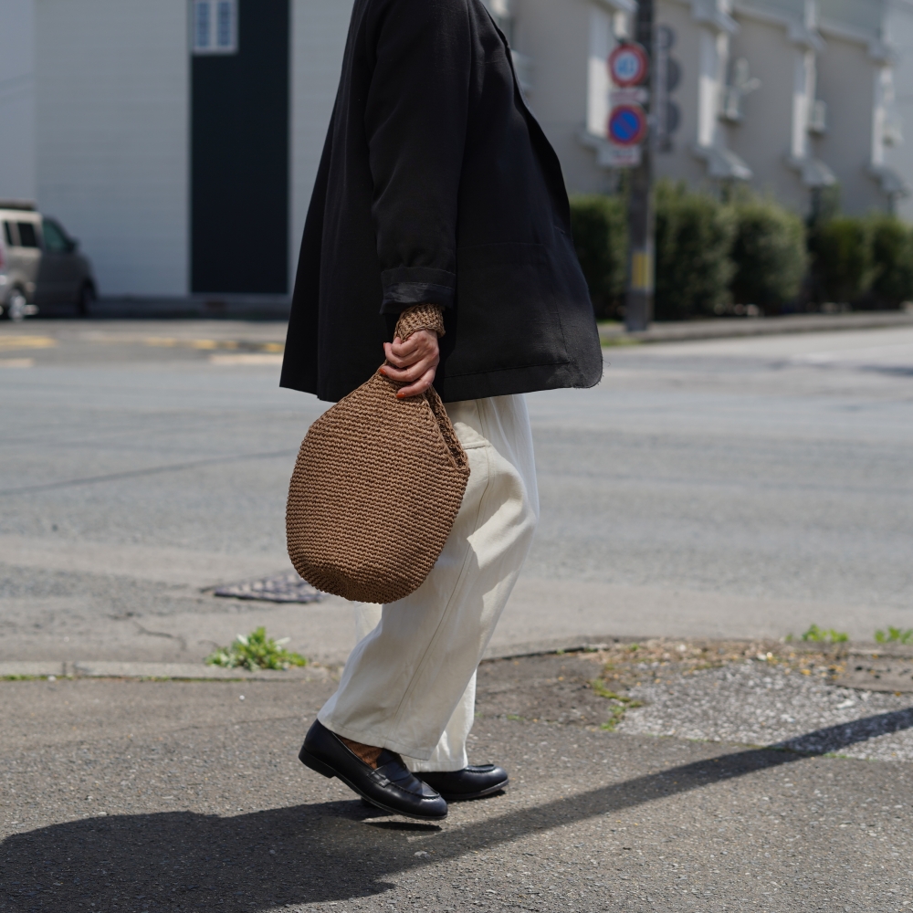 Aeta アエタ♡ SHOULDER : L ベージュ ラフィアバッグ Aeta(アエタ)の